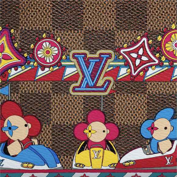 Louis Vuitton Christmas Holiday 2020 Vivienne Damier Ebene Purse Zippy Wallet - Picture 5 of 12